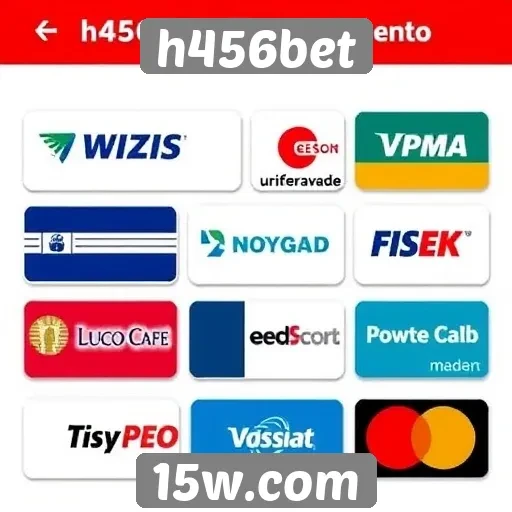 Métodos de pagamento disponíveis na plataforma h456bet